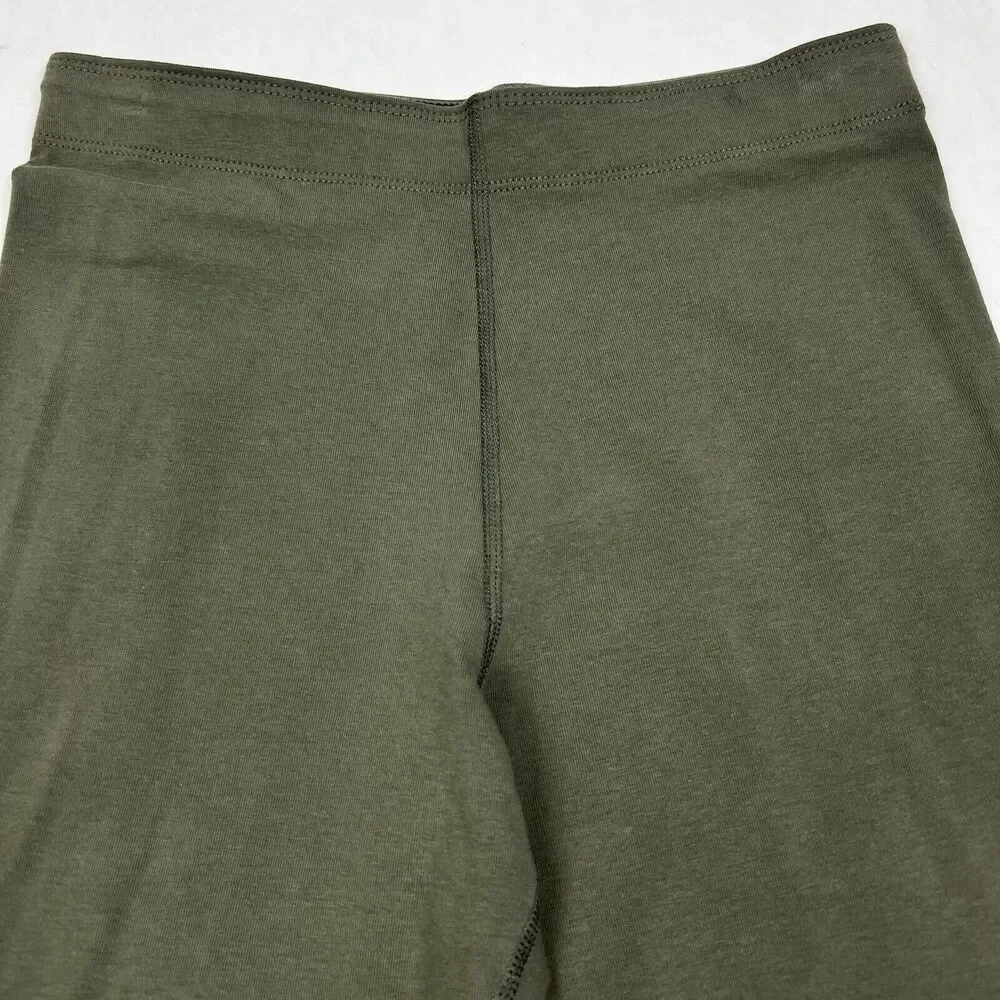 Nike Icon Clash Olive Green Art Swoosh Graphic High Rise Leggings Women’s Small